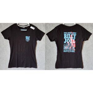 Billy Joel In Concert Tour Cardiff Principality Stadium 2024 S/S T Shirt Black S